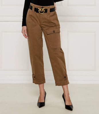 Spodnie damskie casual Pinko ze sklepu: Gomez Fashion Store w kategorii: Spodnie damskie - zdjęcie 874714-BD9-10338_PI244W000236B50