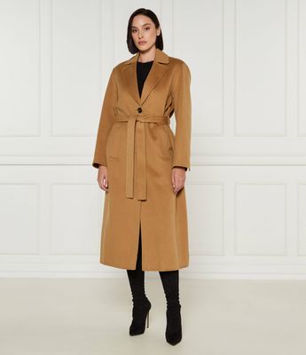 Płaszcz damski jesienny Pinko ze sklepu: Gomez Fashion Store w kategorii: Płaszcze damskie - zdjęcie 874714-BD9-10338_PI244W000256A13