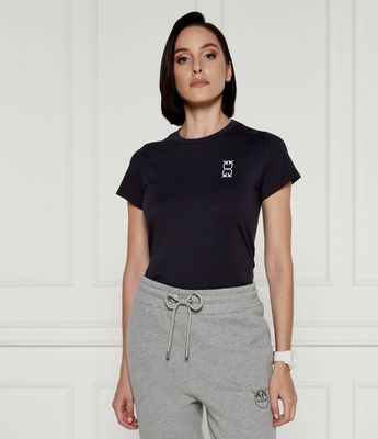 Bluzka damska casual na wiosnę Pinko ze sklepu: Gomez Fashion Store w kategorii: Bluzki damskie - zdjęcie 874714-BD9-10338_PI244W000258703