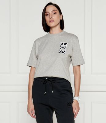 Bluzka damska w stylu młodzieżowym Pinko ze sklepu: Gomez Fashion Store w kategorii: Bluzki damskie - zdjęcie 874714-BD9-10338_PI244W000261042