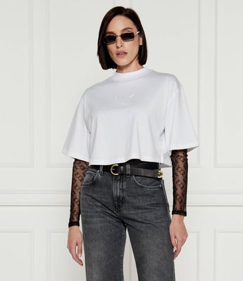Bluzka damska Pinko ze sklepu: Gomez Fashion Store w kategorii: Bluzki damskie - zdjęcie 874714-BD9-10338_PI244W000262004