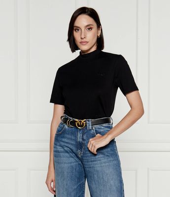Bluzka damska casualowa na wiosnę Pinko ze sklepu: Gomez Fashion Store w kategorii: Bluzki damskie - zdjęcie 874714-BD9-10338_PI244W000263099