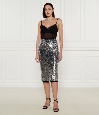 Sukienka w stylu glamour na wiosnę Pinko ze sklepu: Gomez Fashion Store w kategorii: Sukienki - zdjęcie 874714-BD9-10338_PI244W000288B65