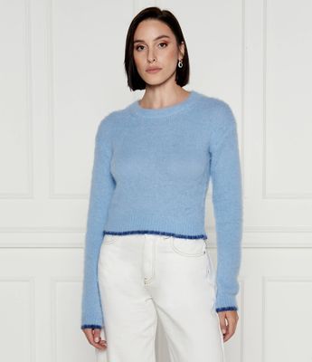 Sweter damski na zimę Pinko ze sklepu: Gomez Fashion Store w kategorii: Swetry damskie - zdjęcie 874714-BD9-10338_PI244W000297B69