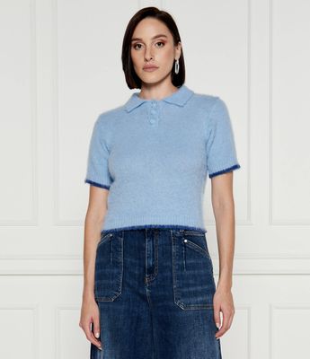 Sweter damski casual Pinko ze sklepu: Gomez Fashion Store w kategorii: Swetry damskie - zdjęcie 874714-BD9-10338_PI244W000298B69