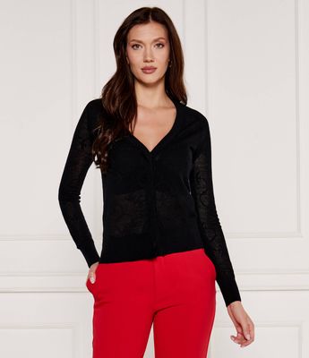 Sweter damski Pinko ze sklepu: Gomez Fashion Store w kategorii: Swetry damskie - zdjęcie 874714-BD9-10338_PI244W000308099