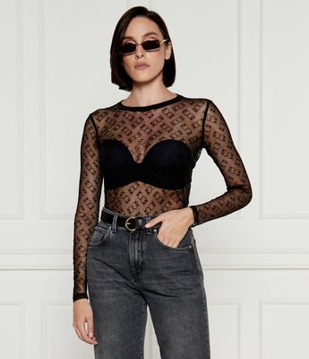 Pinko - Bluzka damska ze sklepu: Gomez Fashion Store w kategorii: Bluzki damskie - zdjęcie 874714-BD9-10338_PI244W000322099