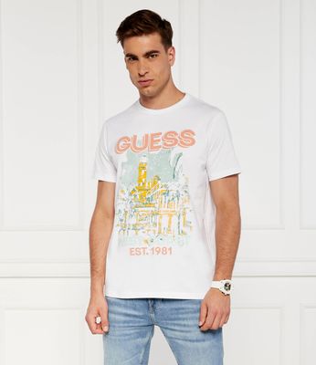 T-shirt męski młodzieżowy Guess ze sklepu: Gomez Fashion Store w kategorii: T-shirty męskie - zdjęcie 874714-BD9-10338_GJ244M000021F11