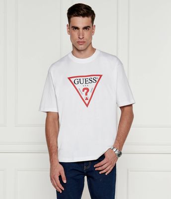 T-shirt męski wiosenny Guess Jeans ze sklepu: Gomez Fashion Store w kategorii: T-shirty męskie - zdjęcie 874714-BD9-10338_GE244M000009F11