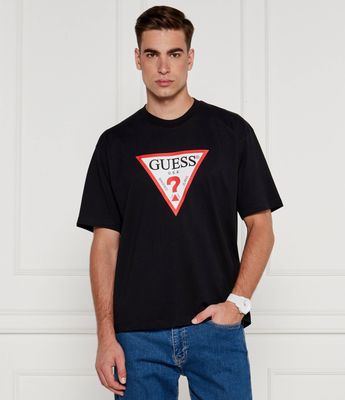Guess Jeans - T-shirt męski na wiosnę ze sklepu: Gomez Fashion Store w kategorii: T-shirty męskie - zdjęcie 874714-BD9-10338_GE244M000009058