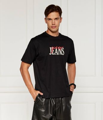 T-shirt męski na wiosnę Guess Jeans ze sklepu: Gomez Fashion Store w kategorii: T-shirty męskie - zdjęcie 874714-BD9-10338_GE244M000011058