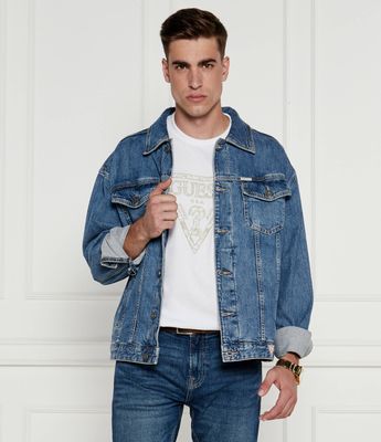Guess Jeans - Kurtka męska młodzieżowa ze sklepu: Gomez Fashion Store w kategorii: Kurtki męskie - zdjęcie 874714-BD9-10338_GE244M000019Q77