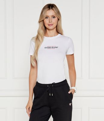 Bluzka damska na wiosnę Guess Jeans ze sklepu: Gomez Fashion Store w kategorii: Bluzki damskie - zdjęcie 874714-BD9-10338_GE244W000010F11