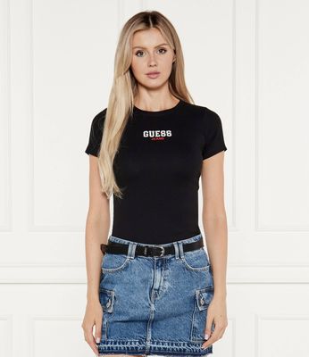 Guess Jeans - Bluzka damska casualowa ze sklepu: Gomez Fashion Store w kategorii: Bluzki damskie - zdjęcie 874714-BD9-10338_GE244W000016058