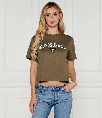 Bluzka damska na wiosnę Guess Jeans ze sklepu: Gomez Fashion Store w kategorii: Bluzki damskie - zdjęcie 874714-BD9-10338_GE244W000013Q76
