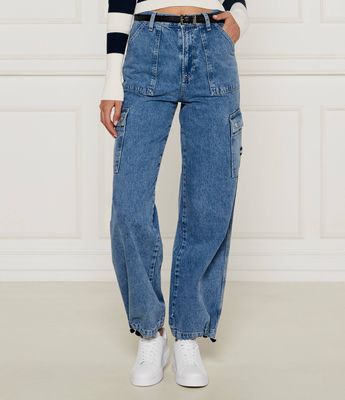 Jeansy damskie w miejskim stylu na wiosnę Tommy Jeans ze sklepu: Gomez Fashion Store w kategorii: Jeansy damskie - zdjęcie 874714-BD9-10338_TM244W000033D69