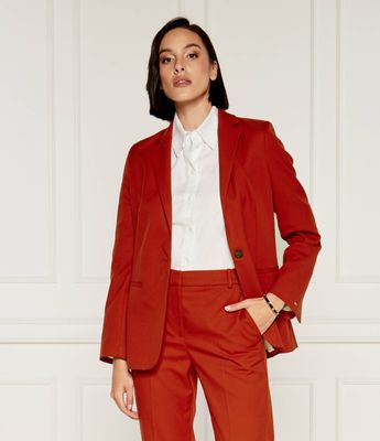 Marynarka elegancki Tommy Hilfiger ze sklepu: Gomez Fashion Store w kategorii: Marynarki damskie - zdjęcie 874714-BD9-10338_TH244W000056P10
