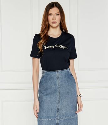Bluzka damska na wiosnę Tommy Hilfiger ze sklepu: Gomez Fashion Store w kategorii: Bluzki damskie - zdjęcie 874714-BD9-10338_TH244W000071F23
