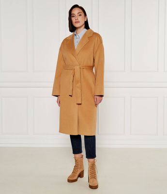 Płaszcz damski casualowy Calvin Klein ze sklepu: Gomez Fashion Store w kategorii: Płaszcze damskie - zdjęcie 874714-BD9-10338_CK244W000019C21