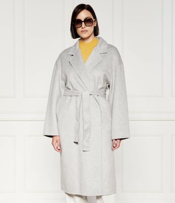 Płaszcz damski casualowy Calvin Klein ze sklepu: Gomez Fashion Store w kategorii: Płaszcze damskie - zdjęcie 874714-BD9-10338_CK244W000019C22