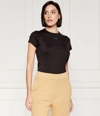 Bluzka damska na wiosnę Calvin Klein ze sklepu: Gomez Fashion Store w kategorii: Bluzki damskie - zdjęcie 874714-BD9-10338_CK244W000027A23