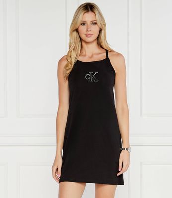 Sukienka na wiosnę Calvin Klein Jeans ze sklepu: Gomez Fashion Store w kategorii: Sukienki - zdjęcie 874714-BD9-10338_CJ244W000051A81