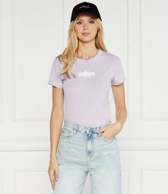 Bluzka damska Calvin Klein Jeans ze sklepu: Gomez Fashion Store w kategorii: Bluzki damskie - zdjęcie 874714-BD9-10338_CJ244W000083C46