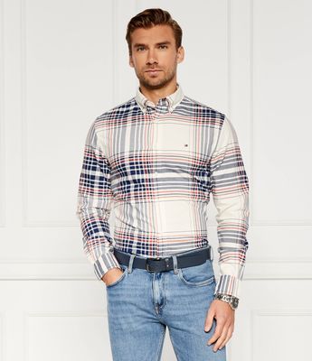 Koszula męska casualowa Tommy Hilfiger ze sklepu: Gomez Fashion Store w kategorii: Koszule męskie - zdjęcie 874714-BD9-10338_TH244M000040J11