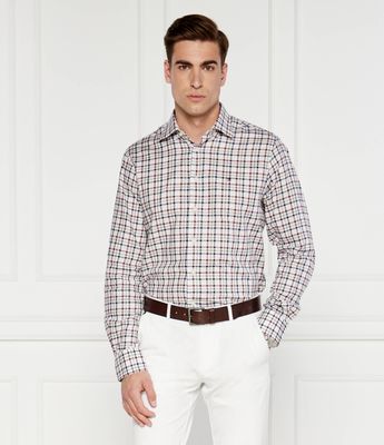 Koszula męska z klasycznym kołnierzykiem Tommy Hilfiger ze sklepu: Gomez Fashion Store w kategorii: Koszule męskie - zdjęcie 874714-BD9-10338_TH244M000044D04