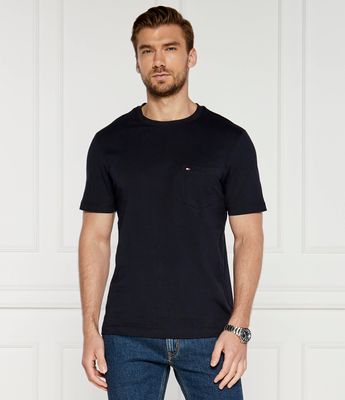 T-shirt męski casual Tommy Hilfiger ze sklepu: Gomez Fashion Store w kategorii: T-shirty męskie - zdjęcie 874714-BD9-10338_TH244M000086F23