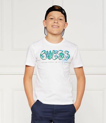 Guess - T-shirt chłopięce na lato ze sklepu: Gomez Fashion Store w kategorii: T-shirty chłopięce