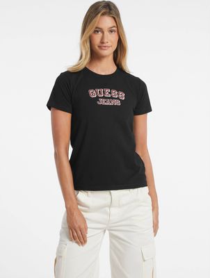 Bluzka damska młodzieżowa Guess Jeans ze sklepu: Gomez Fashion Store w kategorii: Bluzki damskie - zdjęcie 874714-BD9-10338_GE245W000004058