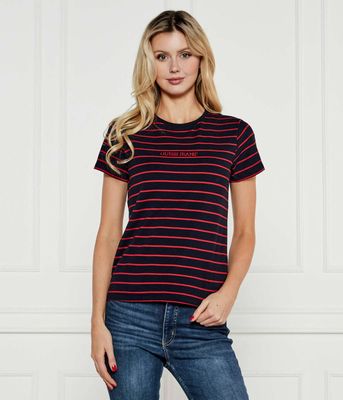 Guess Jeans - Bluzka damska wiosenna ze sklepu: Gomez Fashion Store w kategorii: Bluzki damskie - zdjęcie 874714-BD9-10338_GE245W000005Q95