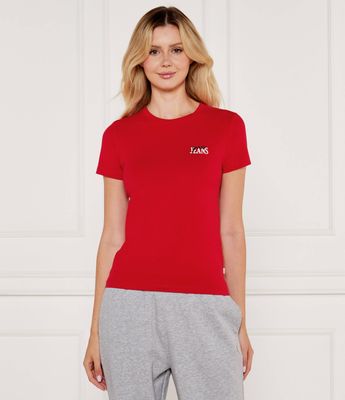 Bluzka damska na wiosnę Guess Jeans ze sklepu: Gomez Fashion Store w kategorii: Bluzki damskie - zdjęcie 874714-BD9-10338_GE245W000007F62