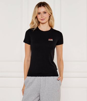 Bluzka damska na wiosnę Guess Jeans ze sklepu: Gomez Fashion Store w kategorii: Bluzki damskie - zdjęcie 874714-BD9-10338_GE245W000007058