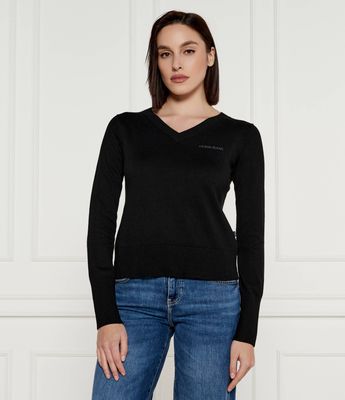 Sweter damski zimowy Guess Jeans ze sklepu: Gomez Fashion Store w kategorii: Swetry damskie - zdjęcie 874714-BD9-10338_GE245W000019058