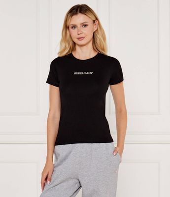 Bluzka damska wiosenna Guess Jeans ze sklepu: Gomez Fashion Store w kategorii: Bluzki damskie - zdjęcie 874714-BD9-10338_GE245W000021058