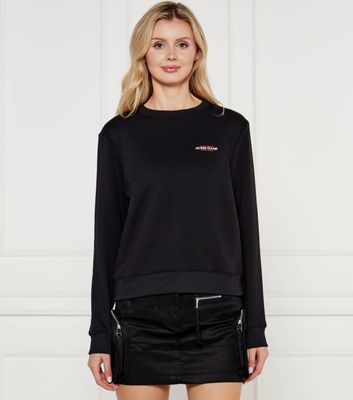 Guess Jeans - Bluza damska casual na jesień ze sklepu: Gomez Fashion Store w kategorii: Bluzy damskie - zdjęcie 874714-BD9-10338_GE245W000030058