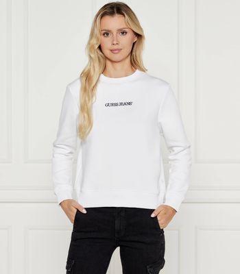 Guess Jeans - Bluza damska casual na jesień ze sklepu: Gomez Fashion Store w kategorii: Bluzy damskie - zdjęcie 874714-BD9-10338_GE245W000031F11