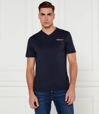 Guess Jeans - T-shirt męski na lato ze sklepu: Gomez Fashion Store w kategorii: T-shirty męskie - zdjęcie 874714-BD9-10338_GE245M000020Q74