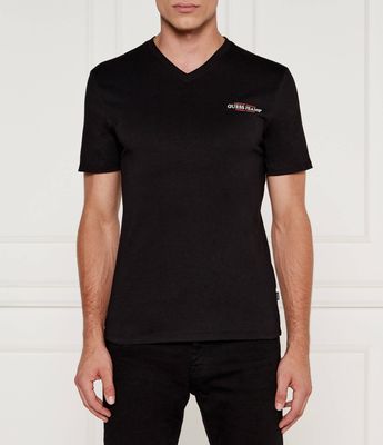 T-shirt męski na wiosnę Guess Jeans ze sklepu: Gomez Fashion Store w kategorii: T-shirty męskie - zdjęcie 874714-BD9-10338_GE245M000020058