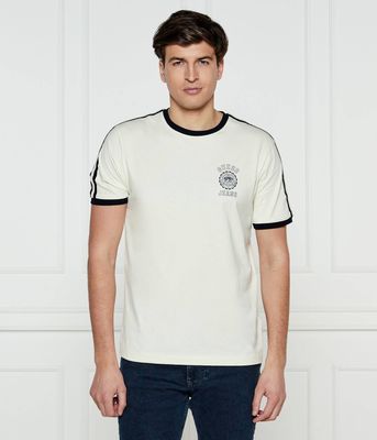 Guess Jeans - T-shirt męski casual na wiosnę ze sklepu: Gomez Fashion Store w kategorii: T-shirty męskie - zdjęcie 874714-BD9-10338_GE245M000029Q86