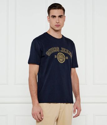 Guess Jeans - T-shirt męski na wiosnę ze sklepu: Gomez Fashion Store w kategorii: T-shirty męskie - zdjęcie 874714-BD9-10338_GE245M000030Q74
