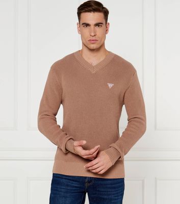 Guess Jeans - Sweter męski ze sklepu: Gomez Fashion Store w kategorii: Swetry męskie - zdjęcie 874714-BD9-10338_GE245M000038J59