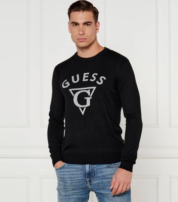 Sweter męski na zimę Guess ze sklepu: Gomez Fashion Store w kategorii: Swetry męskie - zdjęcie 874714-BD9-10338_GJ245M000018058