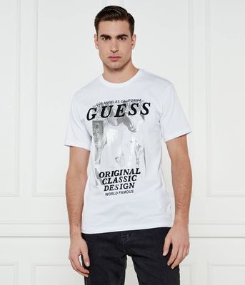 Guess - T-shirt męski ze sklepu: Gomez Fashion Store w kategorii: T-shirty męskie - zdjęcie 874714-BD9-10338_GJ245M000015F11