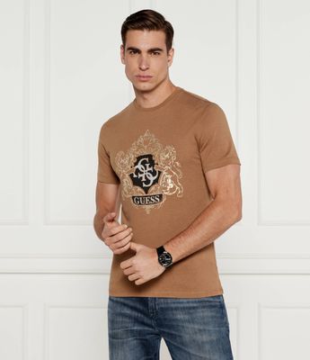 T-shirt męski na wiosnę Guess ze sklepu: Gomez Fashion Store w kategorii: T-shirty męskie - zdjęcie 874714-BD9-10338_GJ245M000016Q17