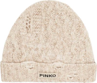 Czapka zimowa damska Pinko ze sklepu: Gomez Fashion Store w kategorii: Czapki zimowe damskie - zdjęcie 874714-BD9-10338_PI245W000006C11