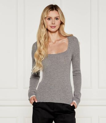 Sweter damski Pinko ze sklepu: Gomez Fashion Store w kategorii: Swetry damskie - zdjęcie 874714-BD9-10338_PI245W000076422