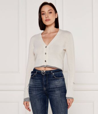 Sweter damski na zimę Pinko ze sklepu: Gomez Fashion Store w kategorii: Swetry damskie - zdjęcie 874714-BD9-10338_PI245W000079063